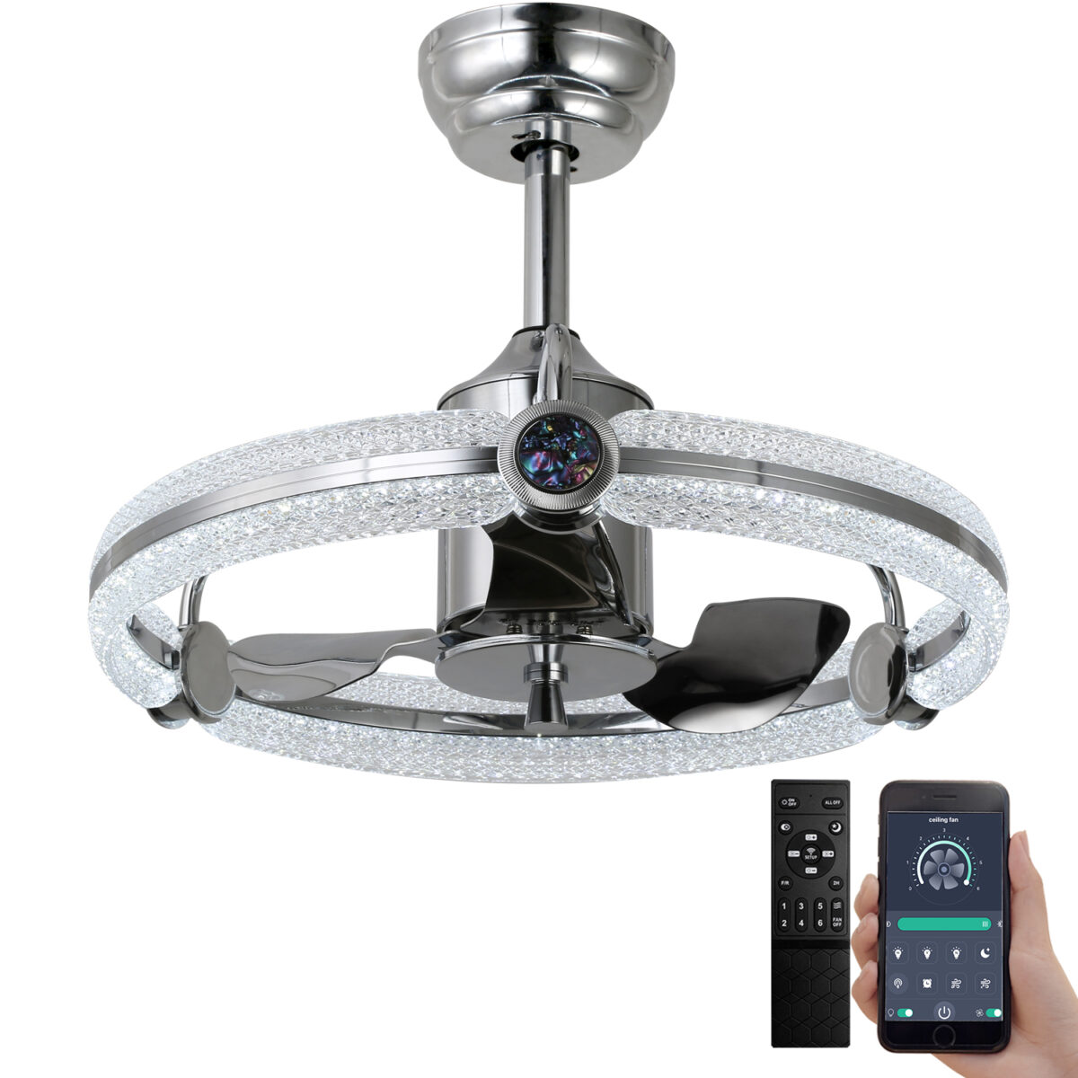 ceiling fan DewShrimp Ceiling Fan with Light